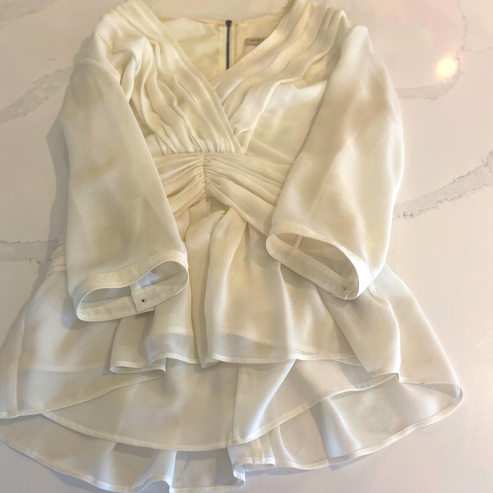 Burberry White Blouse!